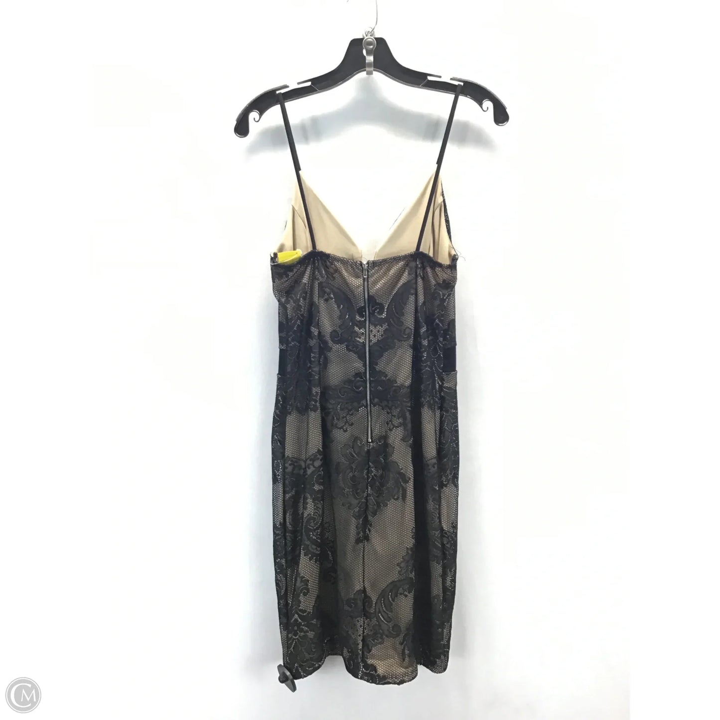 Dress Party Short By Charlotte Russe In Black & Tan, Size: M