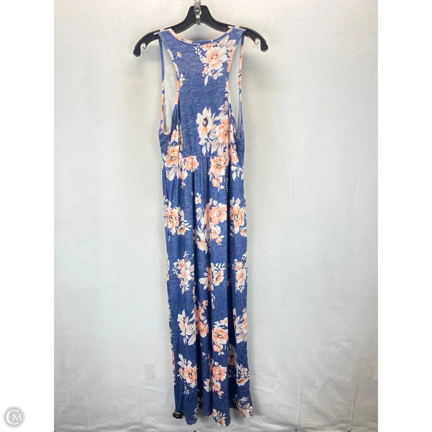 Dress Casual Maxi By Clothes Mentor In Floral Print, Size: L