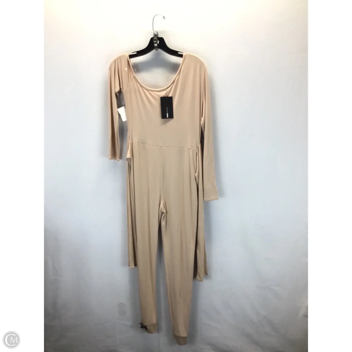 Jumpsuit By Fashion Nova In Tan, Size: Xl