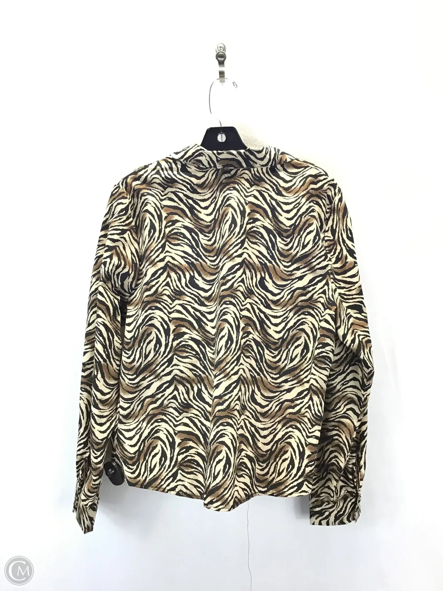 Top Long Sleeve By Clothes Mentor In Animal Print, Size: 2x