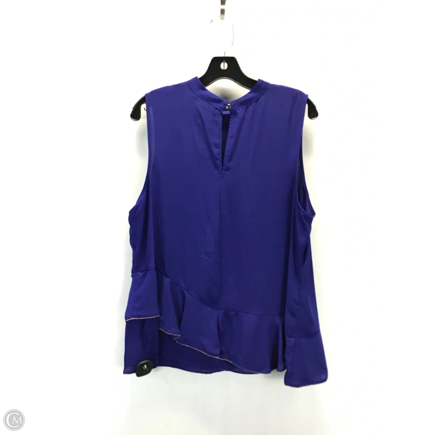 Top Sleeveless By Apt 9 In Blue, Size: Xl