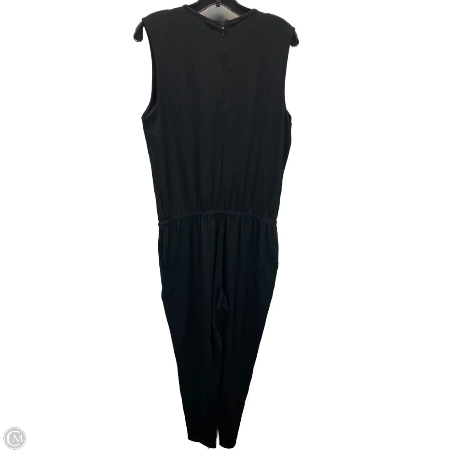 Jumpsuit By Lauren By Ralph Lauren In Black, Size: L