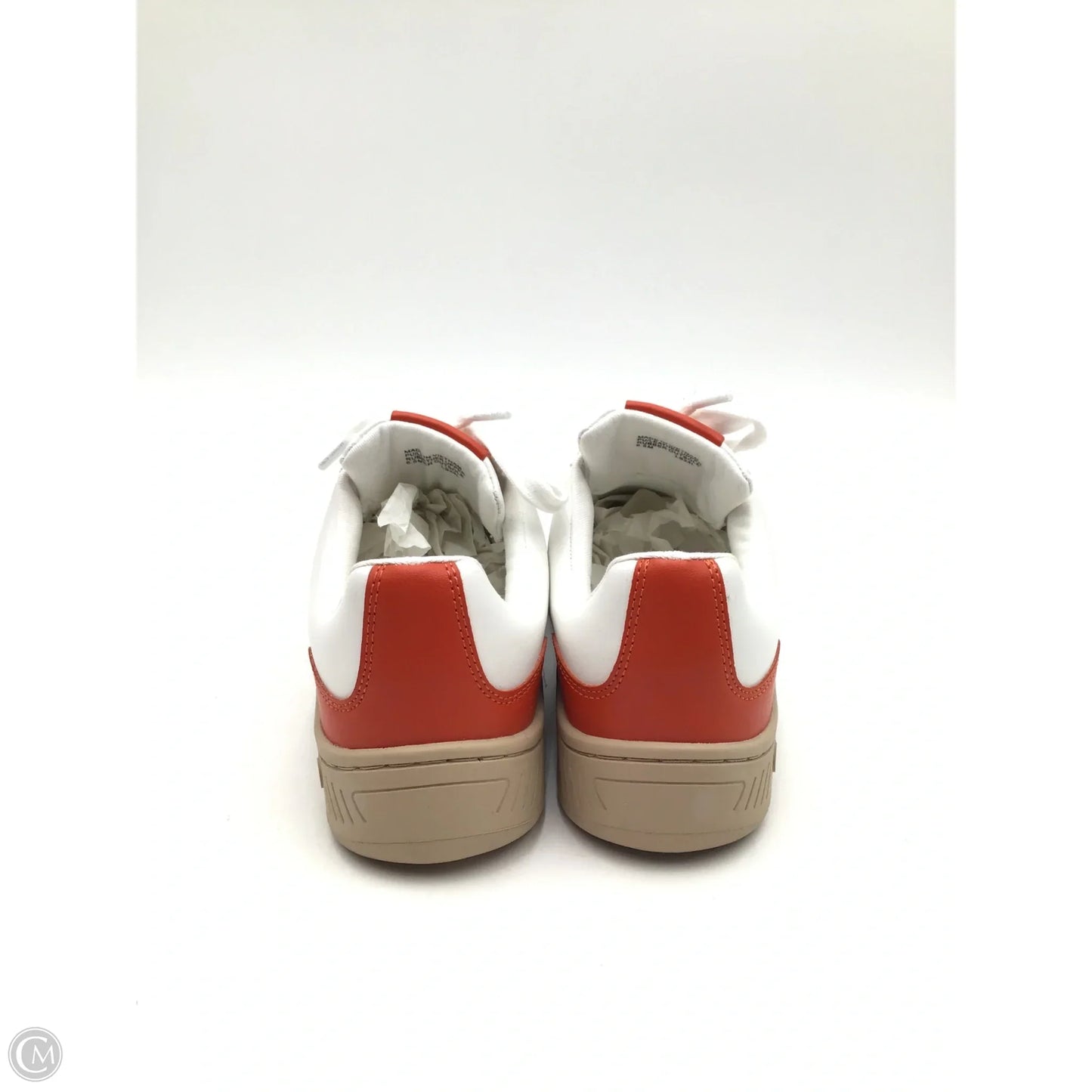 Shoes Designer By Michael Kors In Orange & White, Size: 6.5