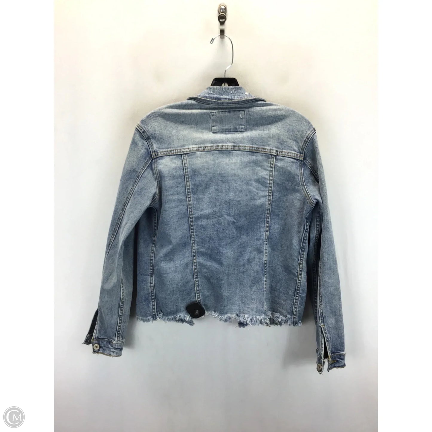 Jacket Denim By Kancan In Blue Denim, Size: Xs