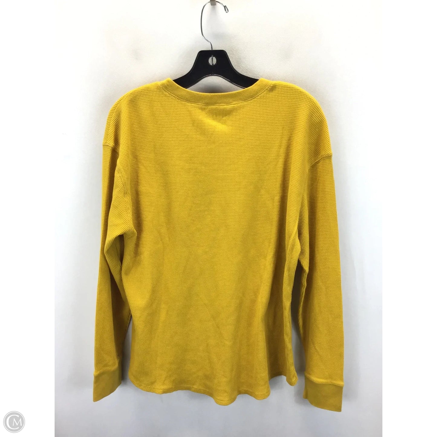 Top Long Sleeve By Time And Tru In Yellow, Size: Xl