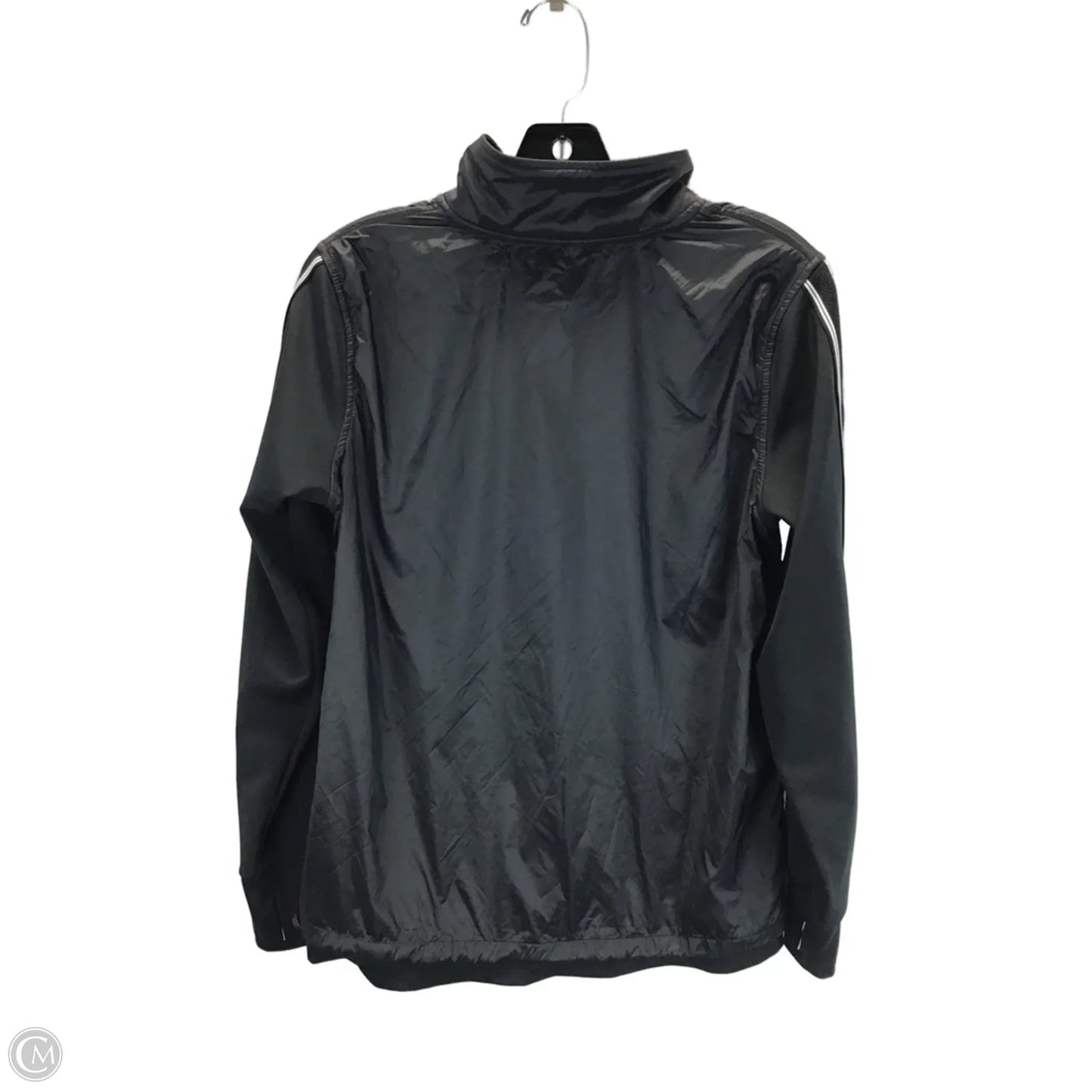 Athletic Jacket By Tangerine In Black & White, Size: M