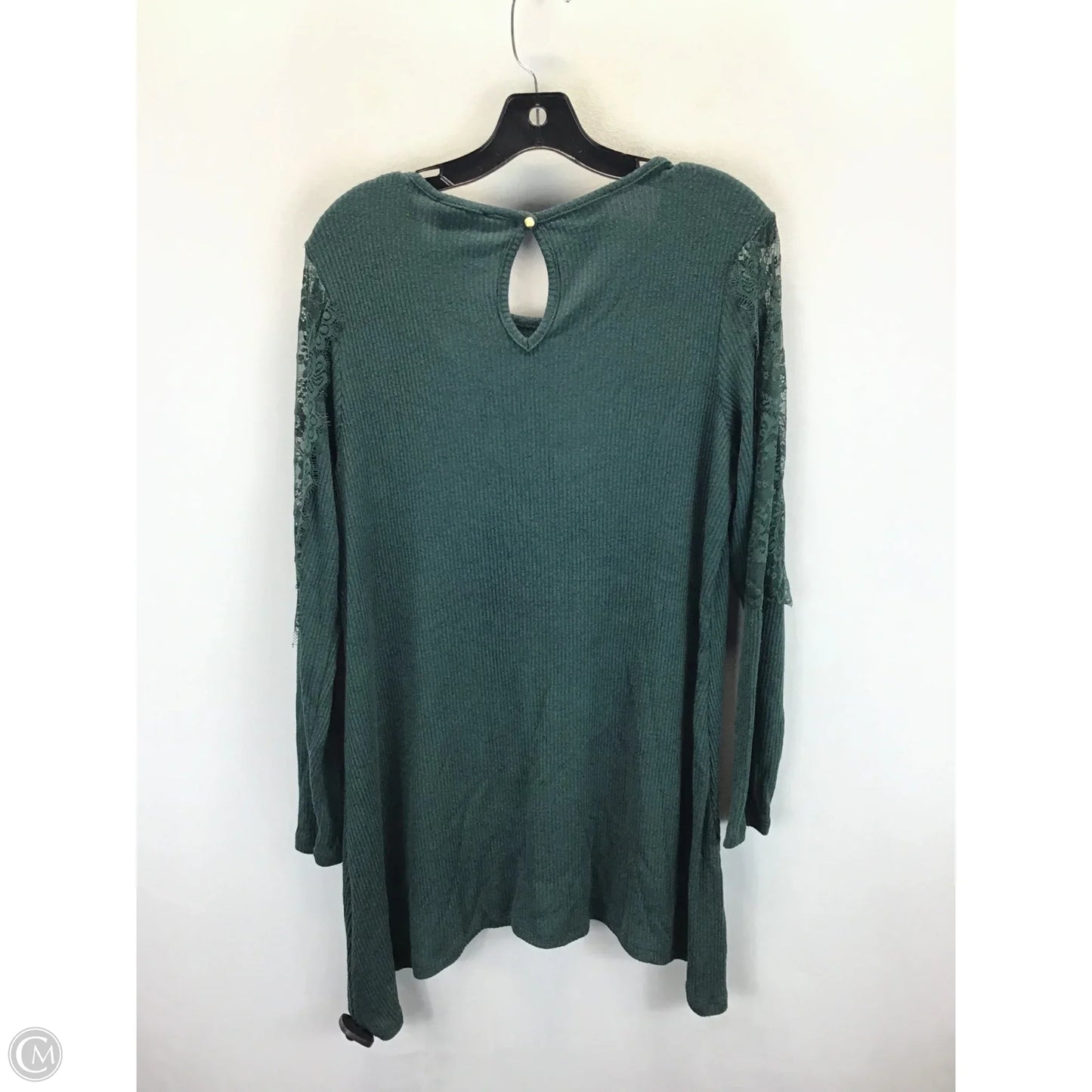 Top Long Sleeve By Premise In Green, Size: L