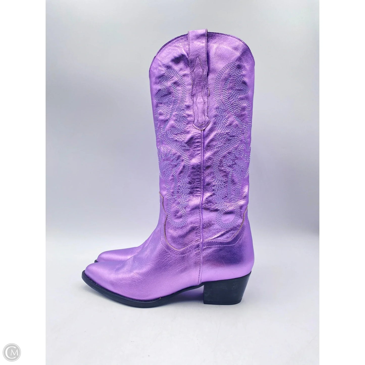 Boots Western By Aldo In Purple, Size: 10