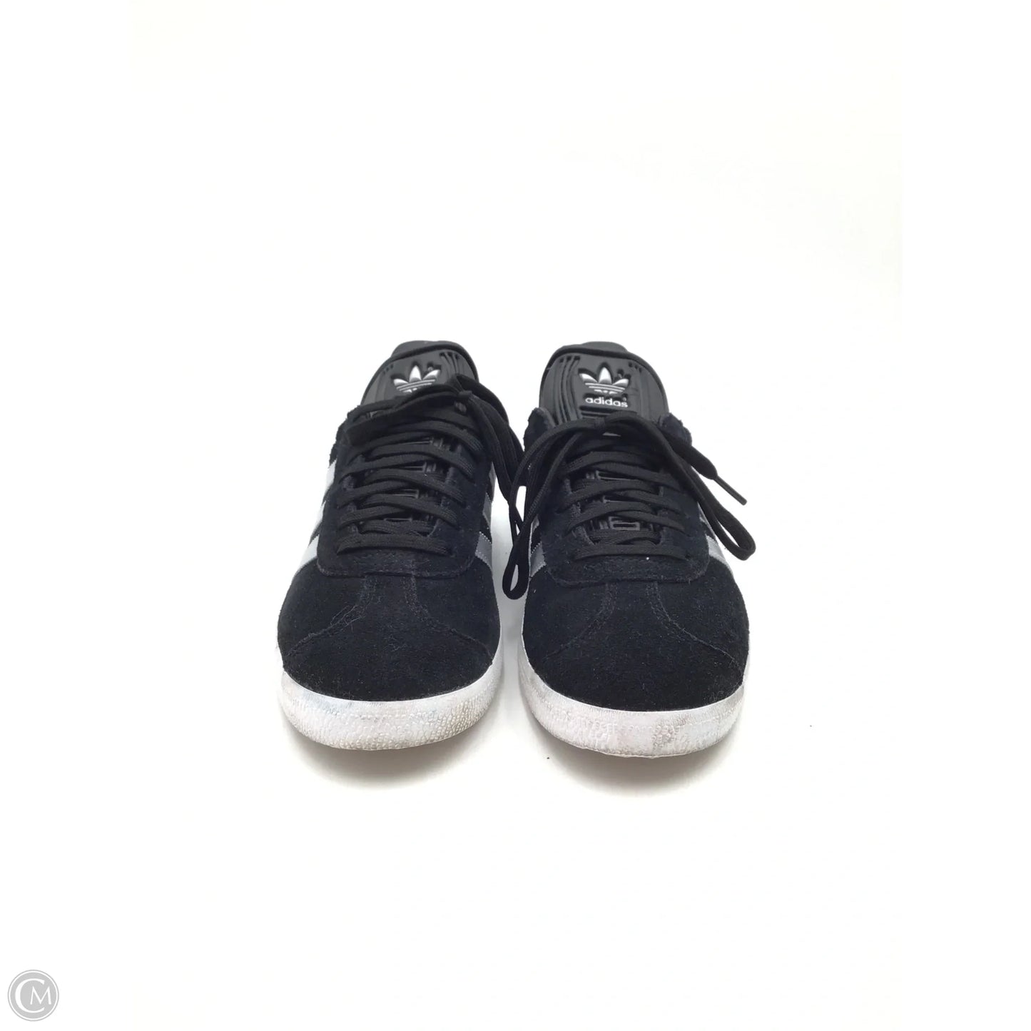 Shoes Sneakers By Adidas In Black & Silver, Size: 8.5
