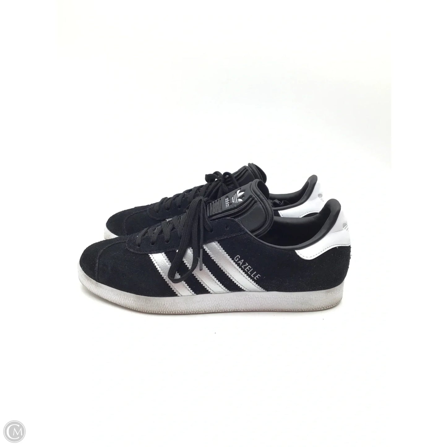 Shoes Sneakers By Adidas In Black & Silver, Size: 8.5