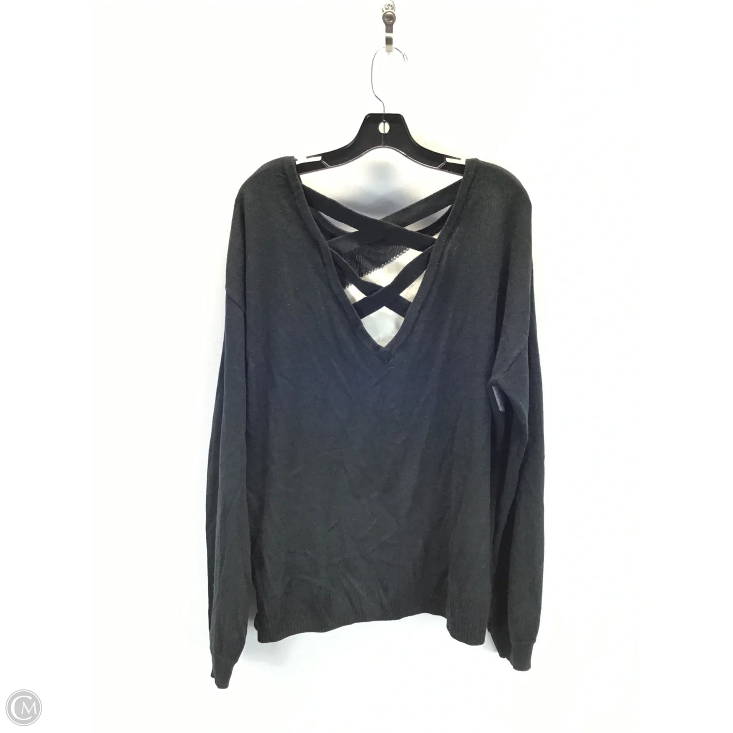 Sweater By New York And Co In Black & White, Size: Xxl