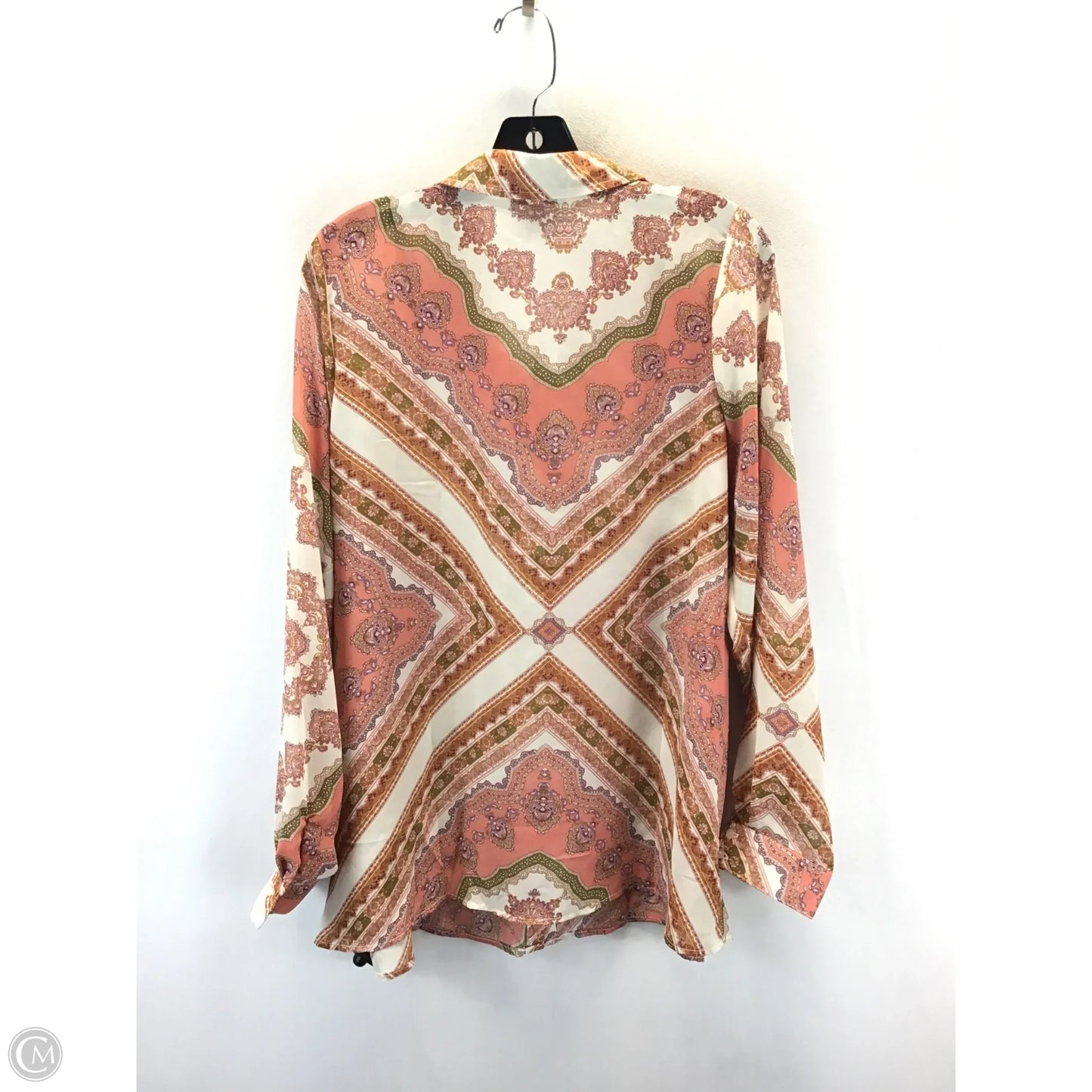 Top Long Sleeve By Fashion Nova In Multi-colored, Size: 1x