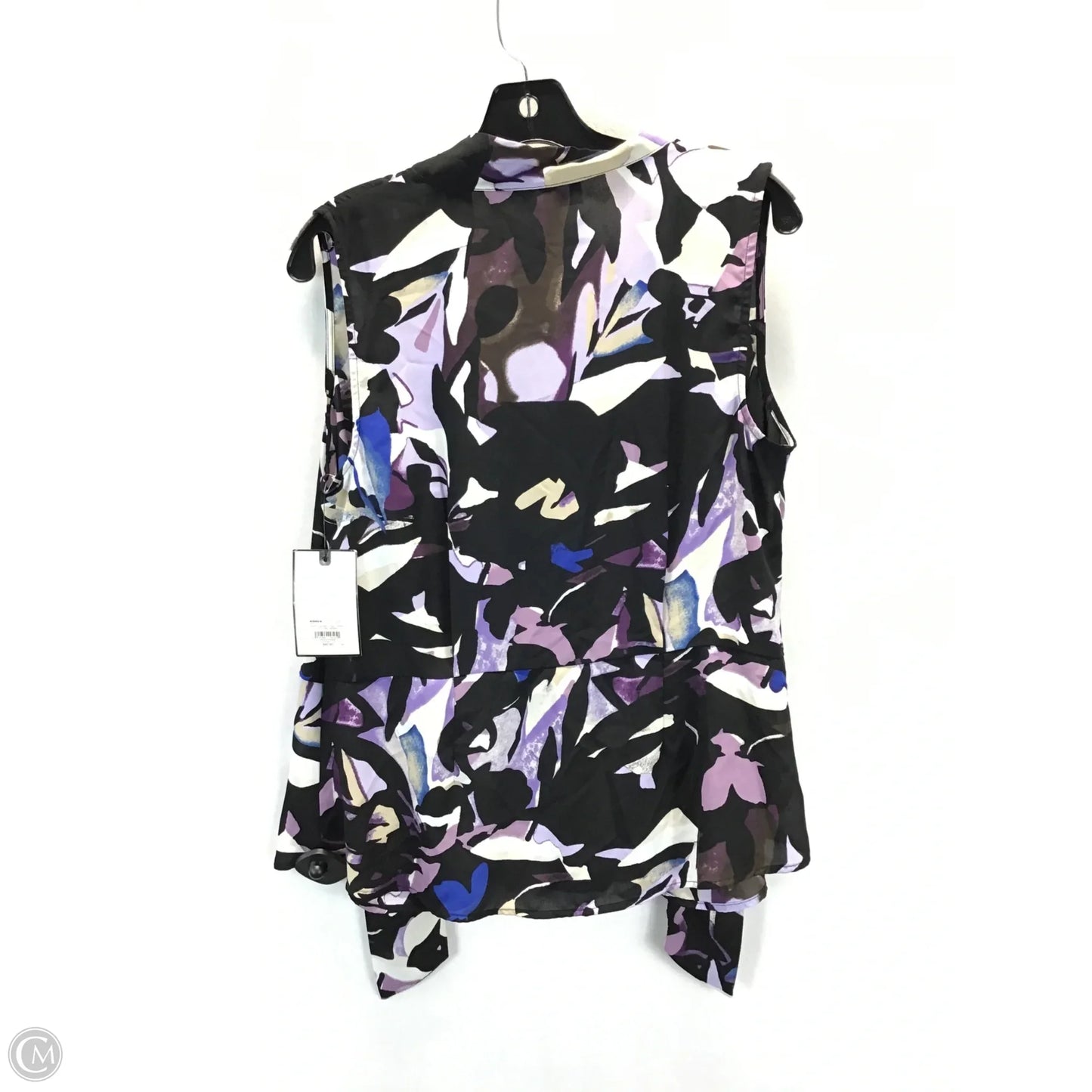 Top Sleeveless By Dana Buchman In Multi-colored, Size: L
