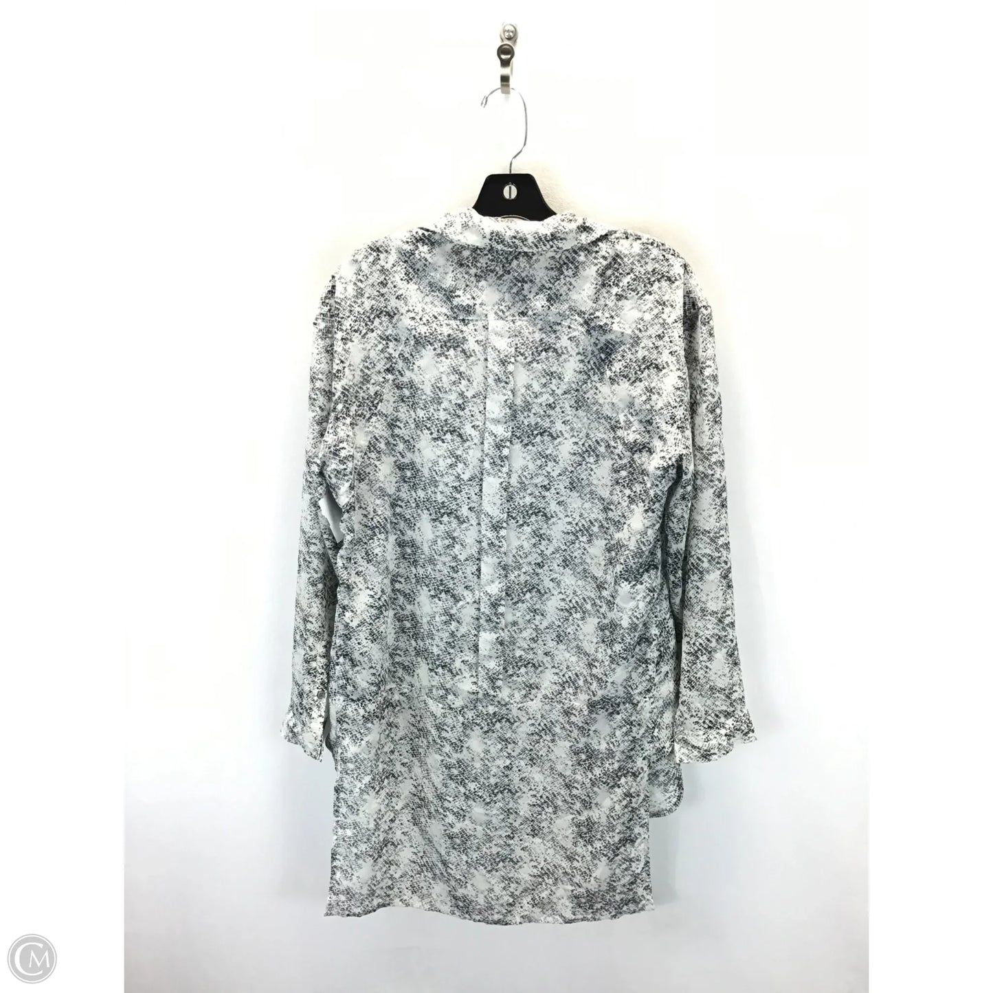Top Long Sleeve By Ro & De In Snakeskin Print, Size: Xs