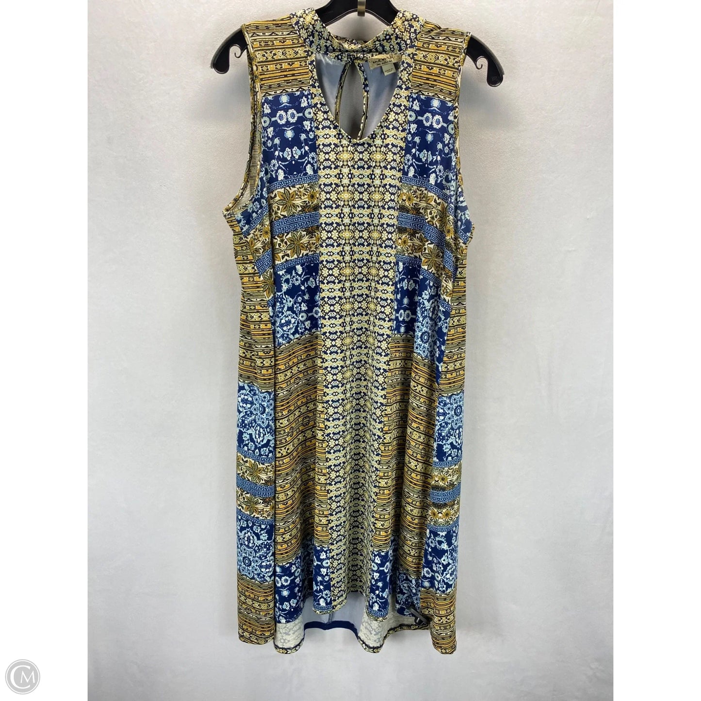 Dress Casual Midi By One World In Multi-colored, Size: L