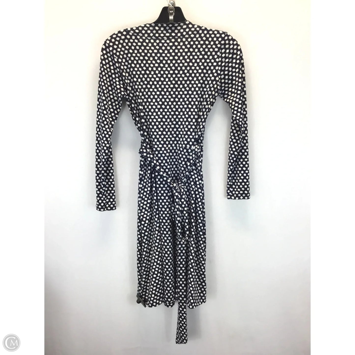 Dress Casual Midi By Banana Republic In Black & White, Size: Xxs