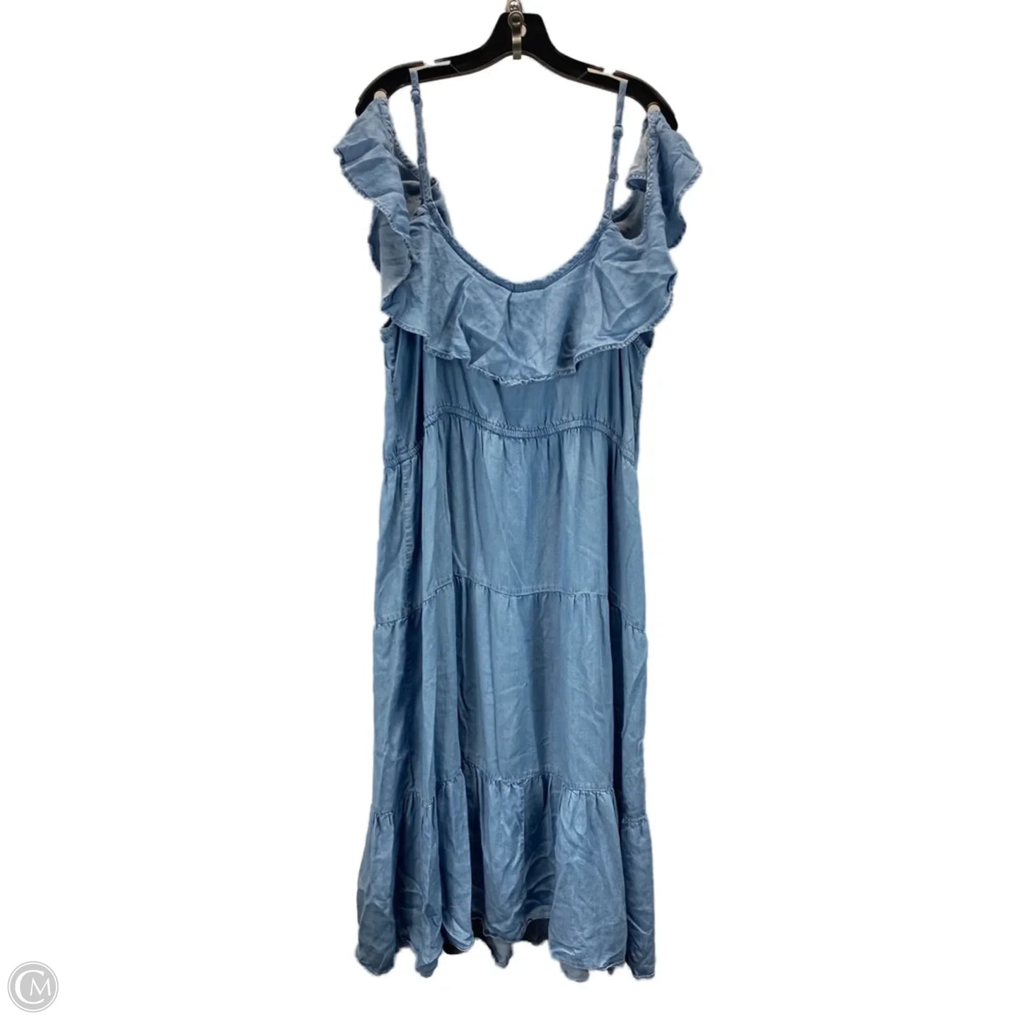 Dress Casual Maxi By Old Navy In Blue, Size: Xxl