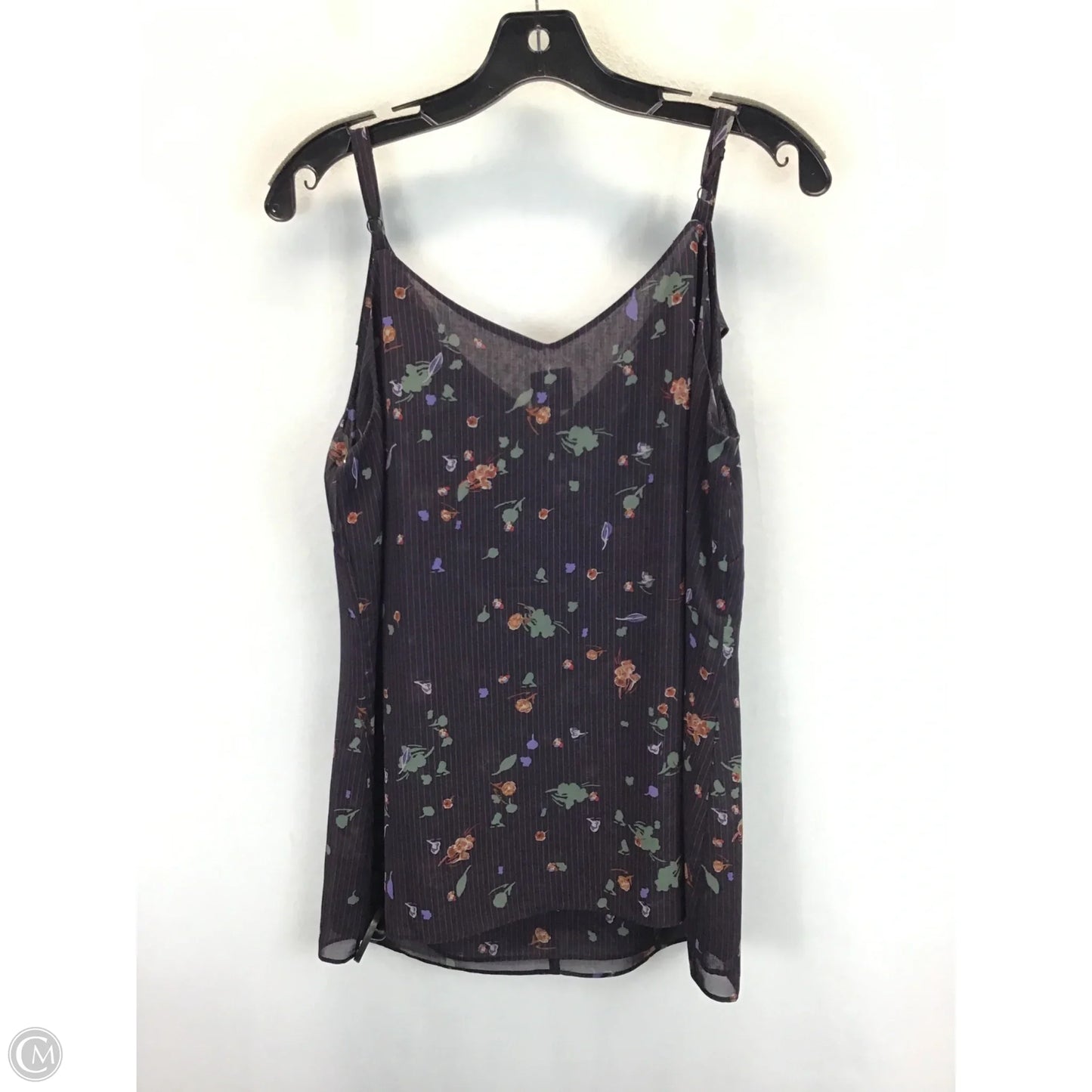 Top Sleeveless By Cabi In Floral Print, Size: M