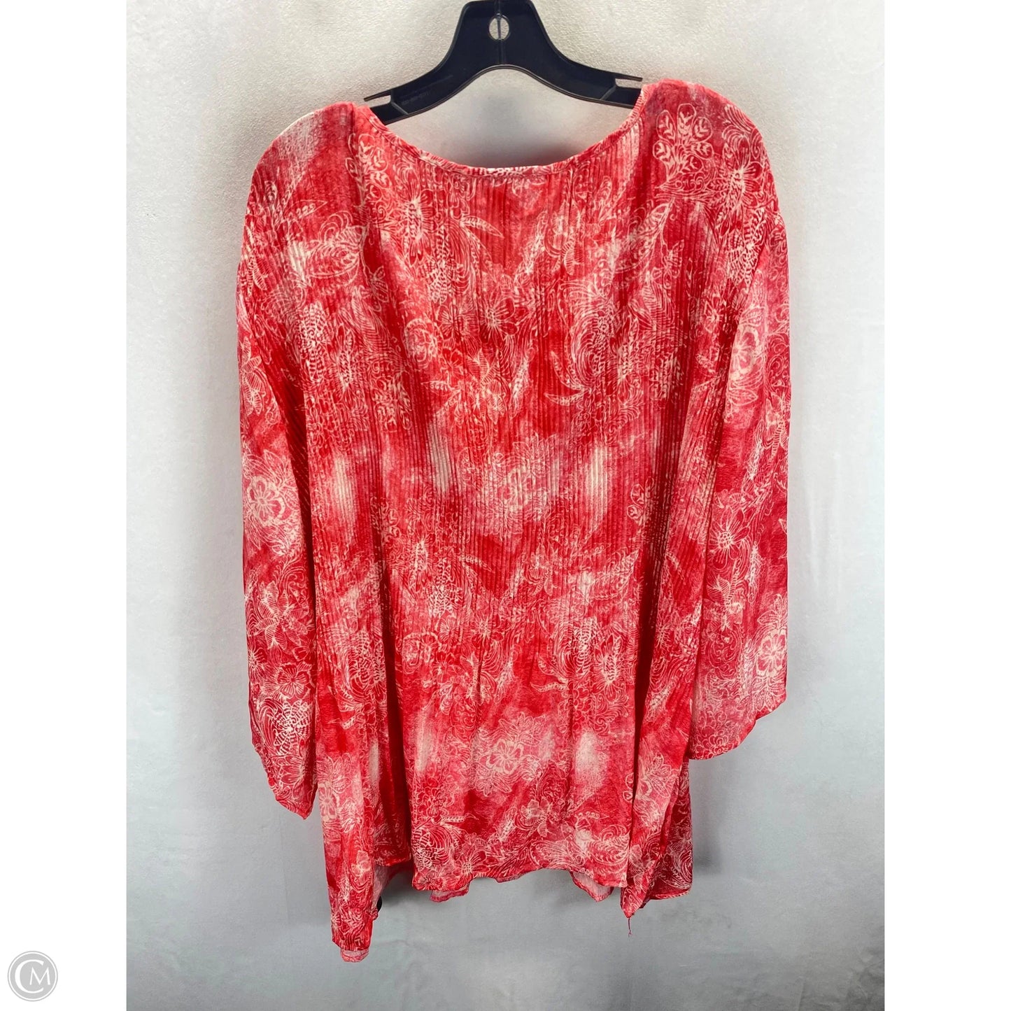 Top Short Sleeve By Catherines In Orange, Size: 2x