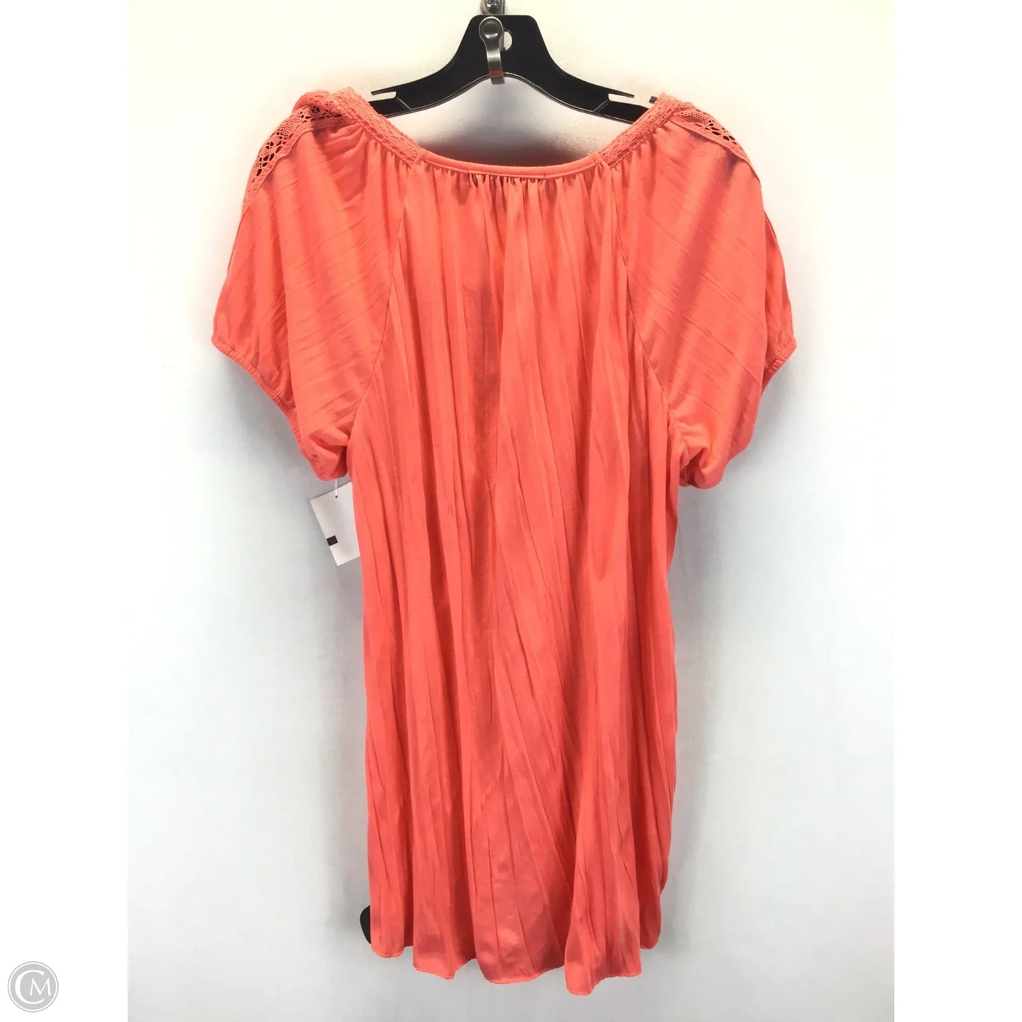 Top Short Sleeve By French Laundry In Orange, Size: 1x