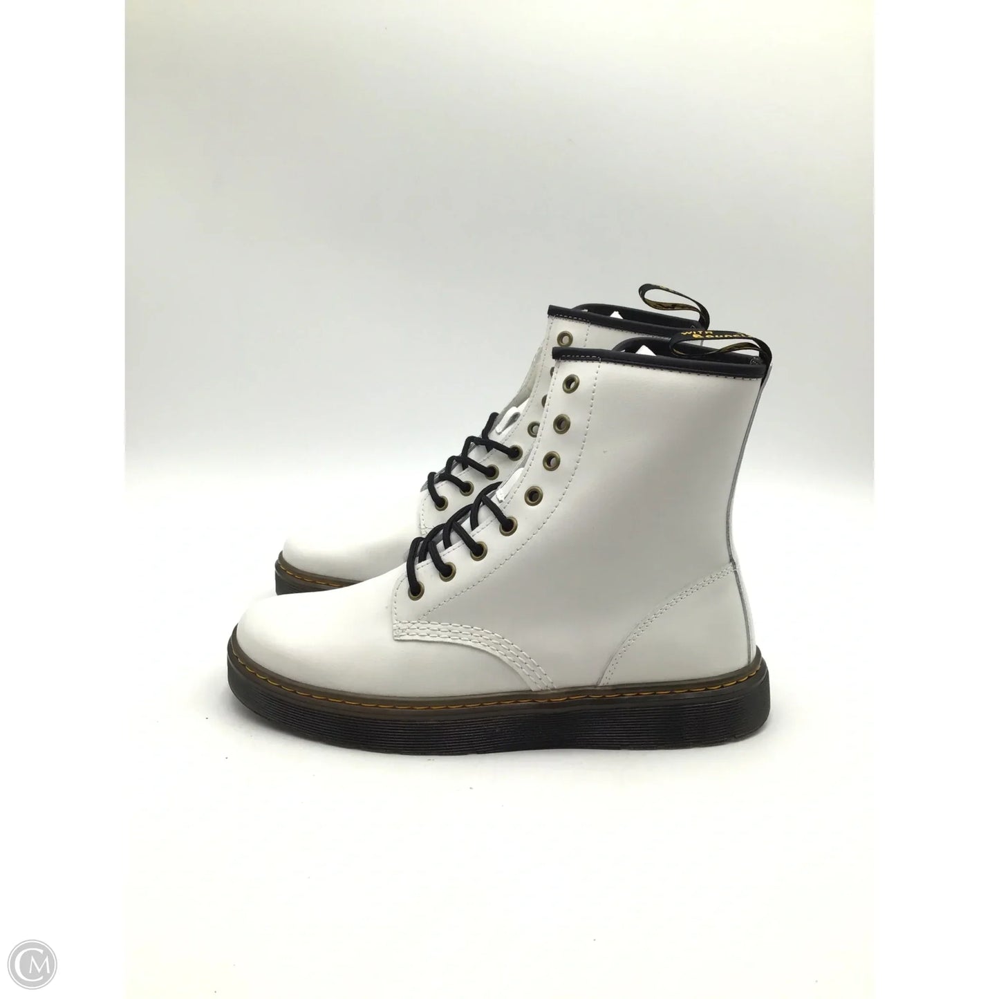 Boots Ankle Flats By Dr Martens In White, Size: 11