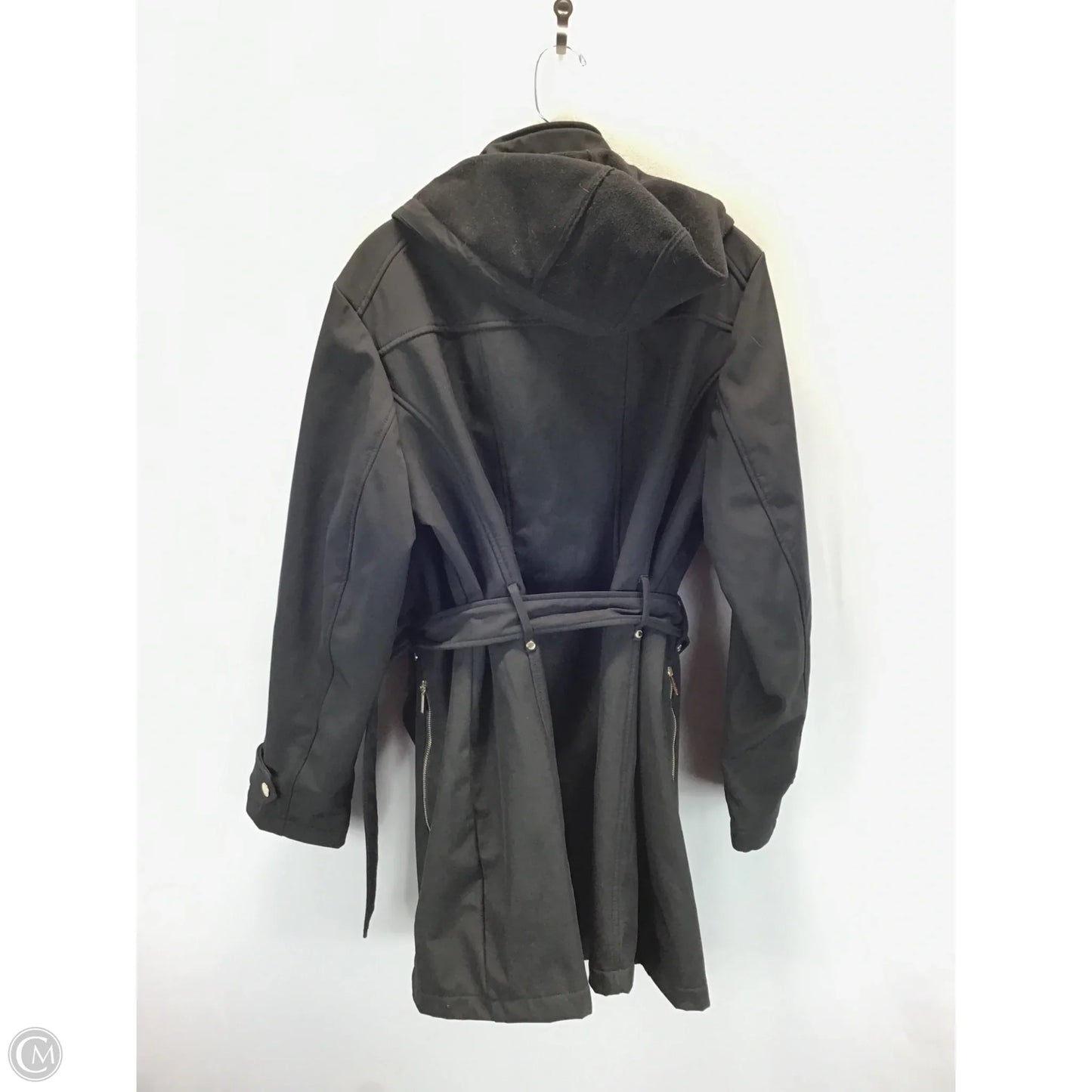 Coat Designer By Michael Kors In Black, Size: Xl