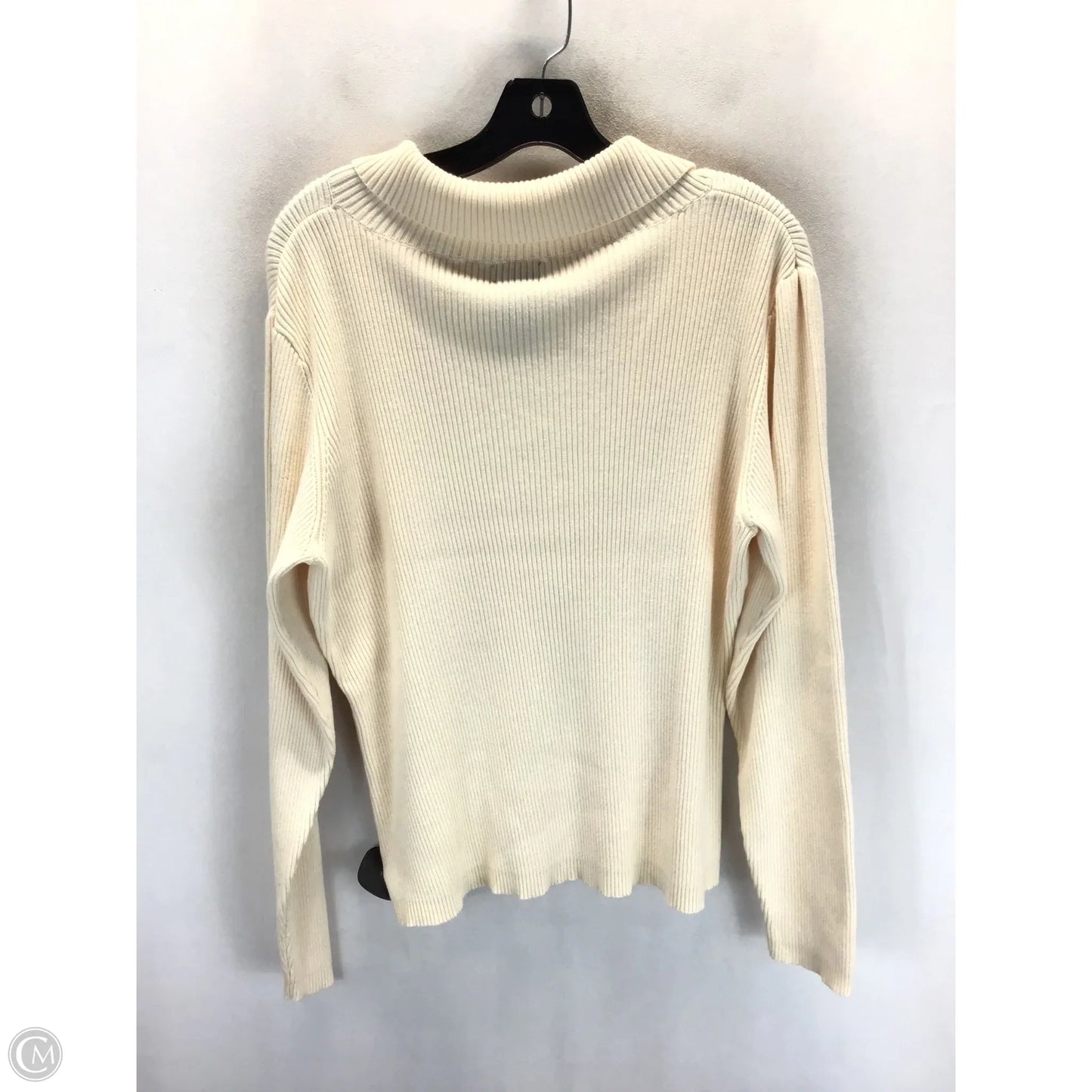 Sweater By Rafaella In Cream, Size: Xl
