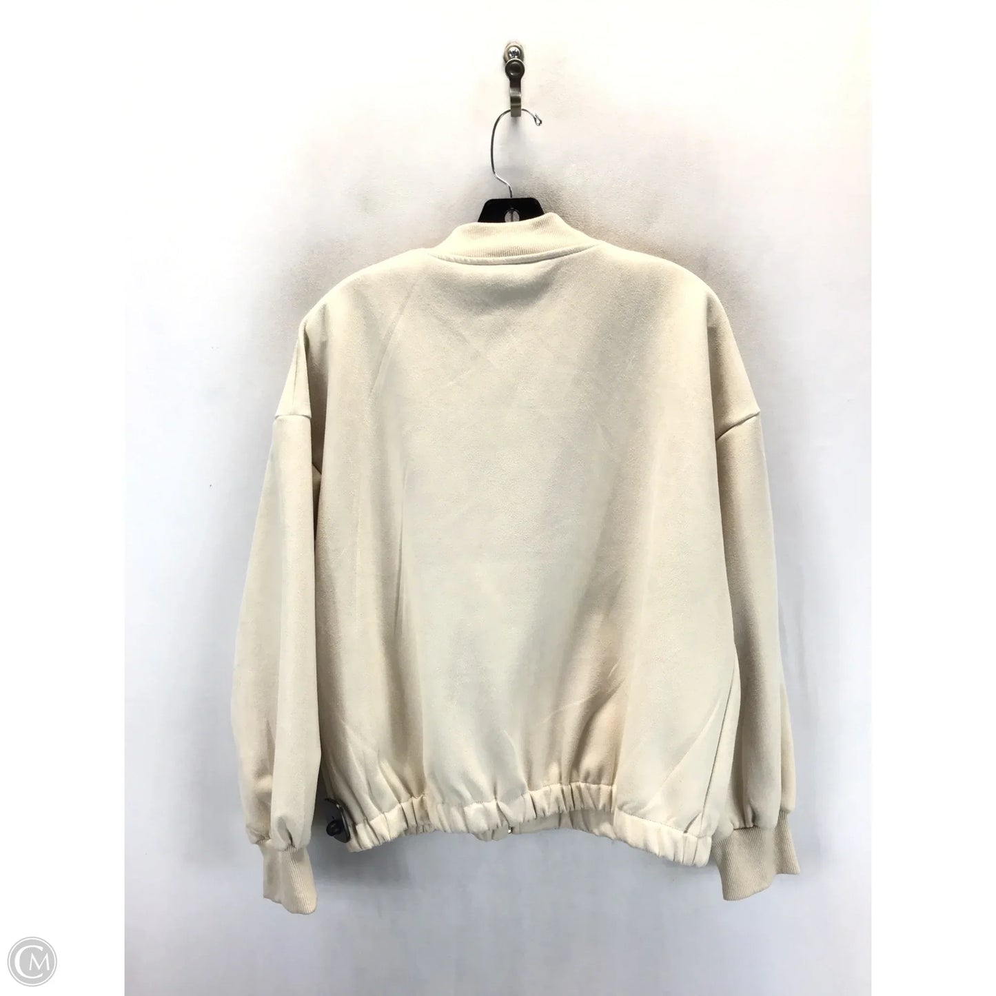 Jacket Other By Clothes Mentor In Cream, Size: L