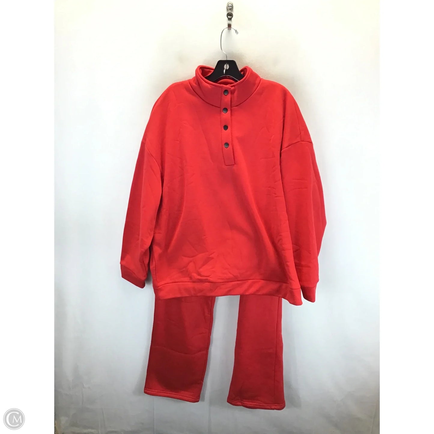 Athletic Pants 2pc By Clothes Mentor In Red, Size: 4x