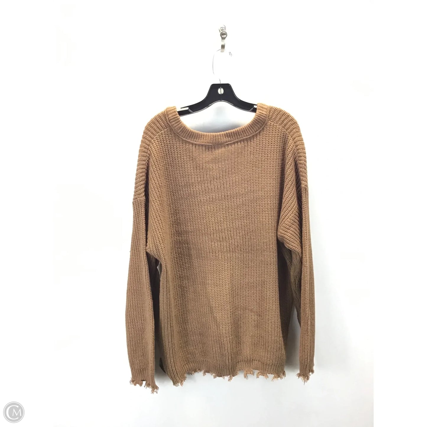 Sweater By Clothes Mentor In Brown, Size: 2x