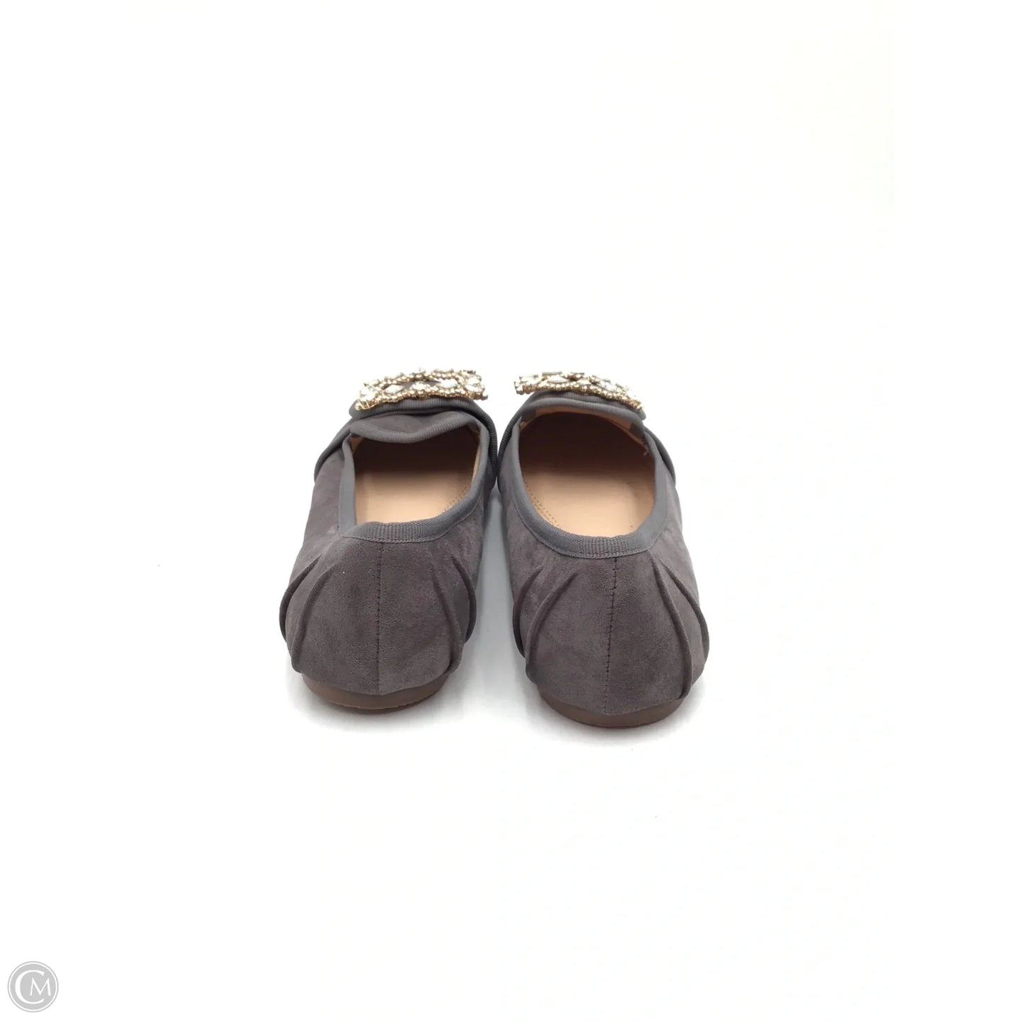 Shoes Flats By Clothes Mentor In Grey, Size: 8