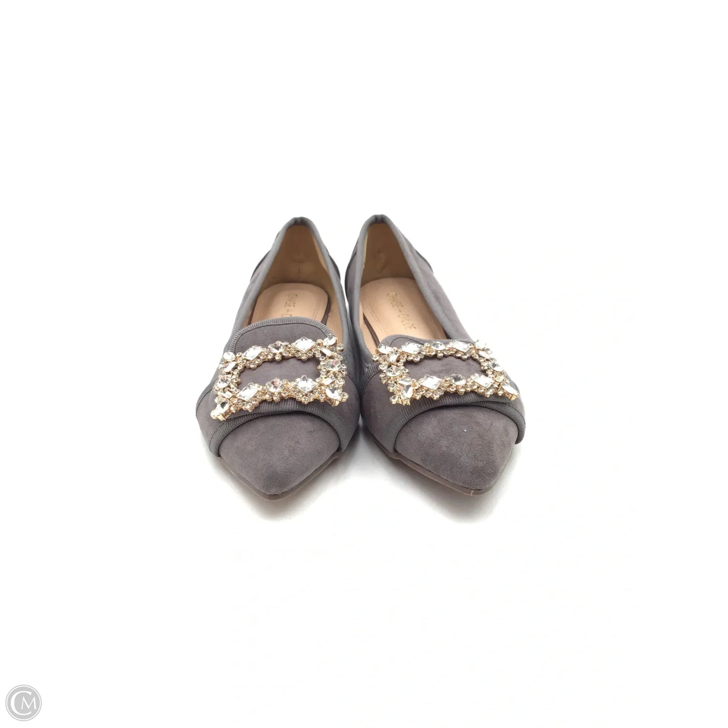 Shoes Flats By Clothes Mentor In Grey, Size: 8