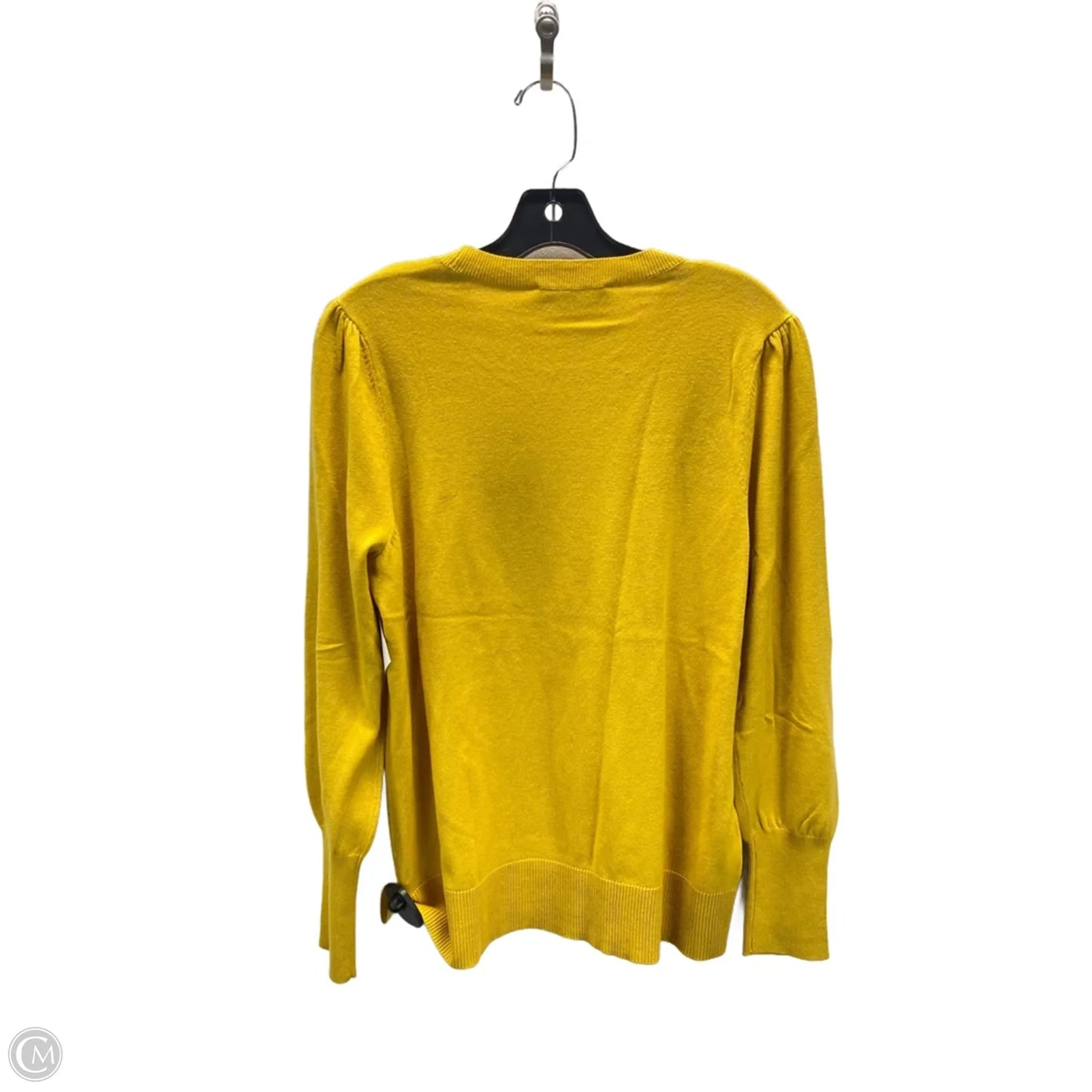 Sweater By Loft In Yellow, Size: L