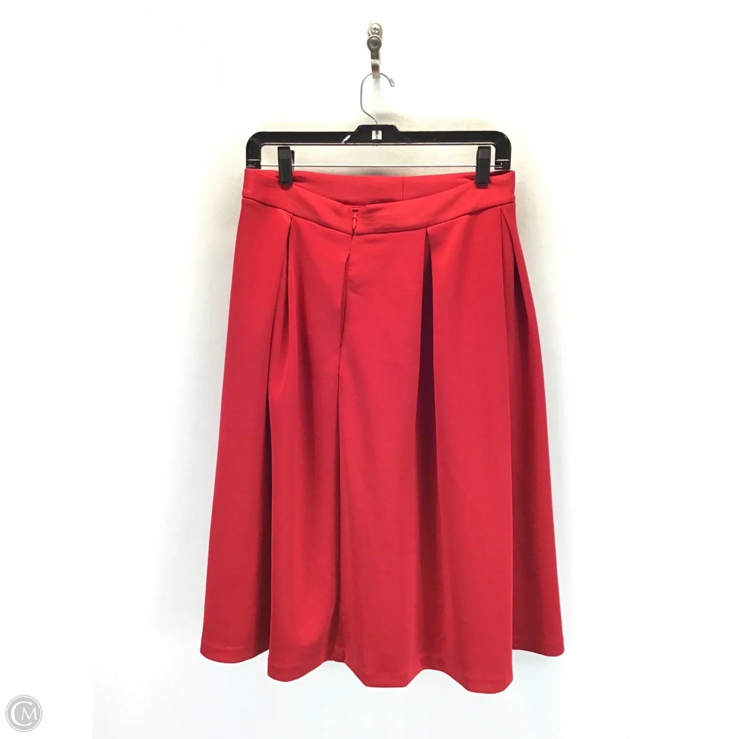Skirt Midi By New York And Co In Red, Size: 6