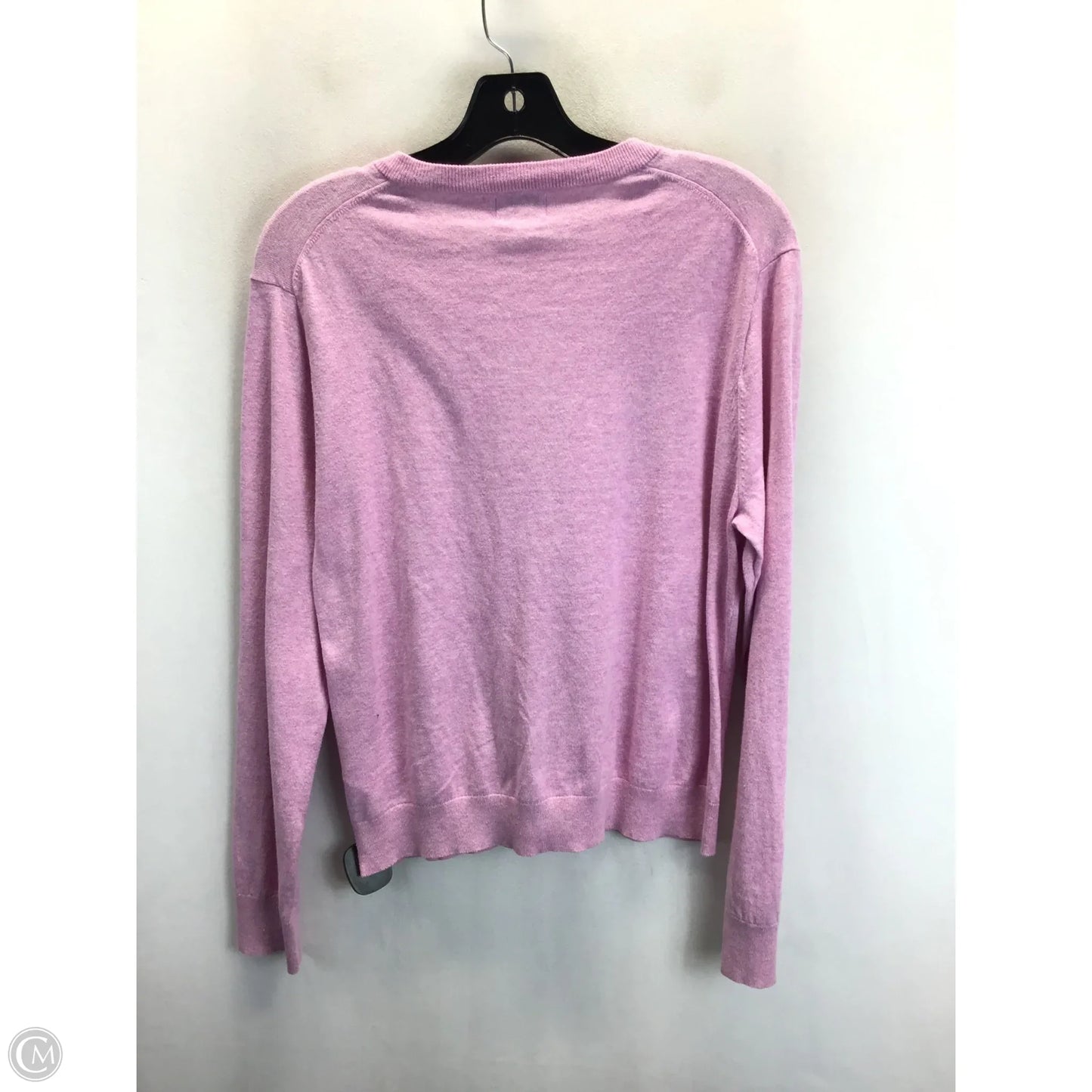 Top Long Sleeve Basic By J. Crew In Pink, Size: Xl