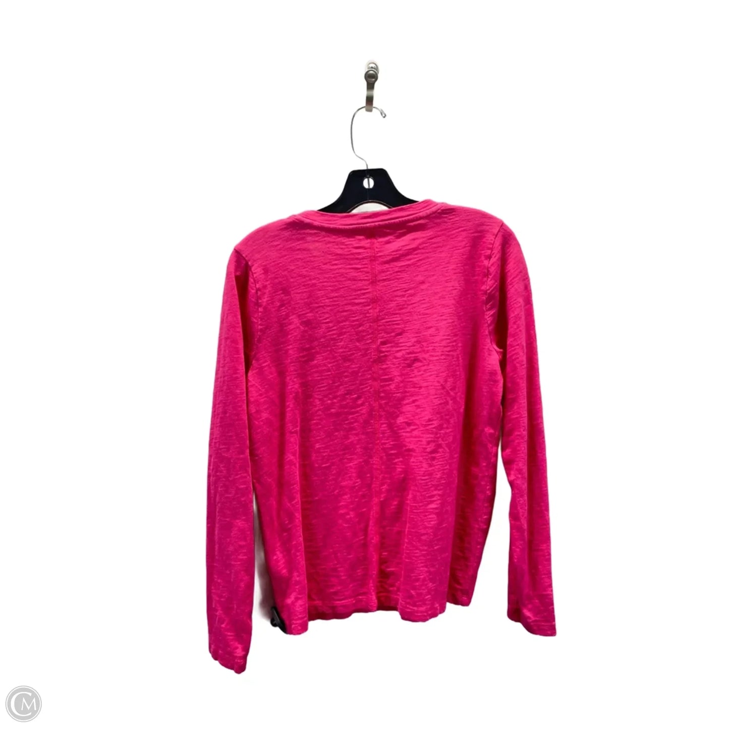 Top Long Sleeve Basic By J. Crew In Pink, Size: M
