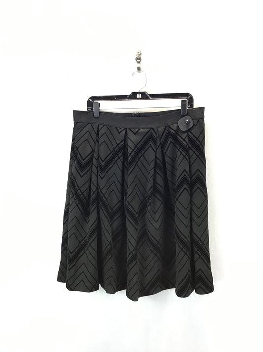 Skirt Midi By Ashley Stewart In Black, Size: 18