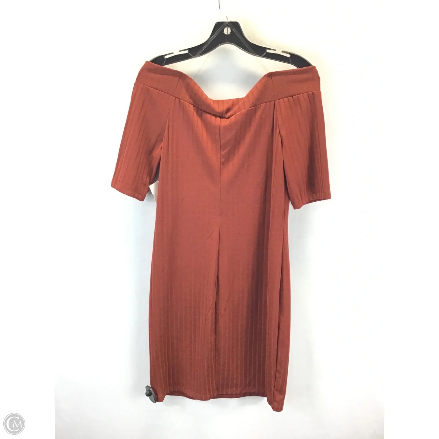 Dress Casual Short By Haute Monde In Brown, Size: 1x