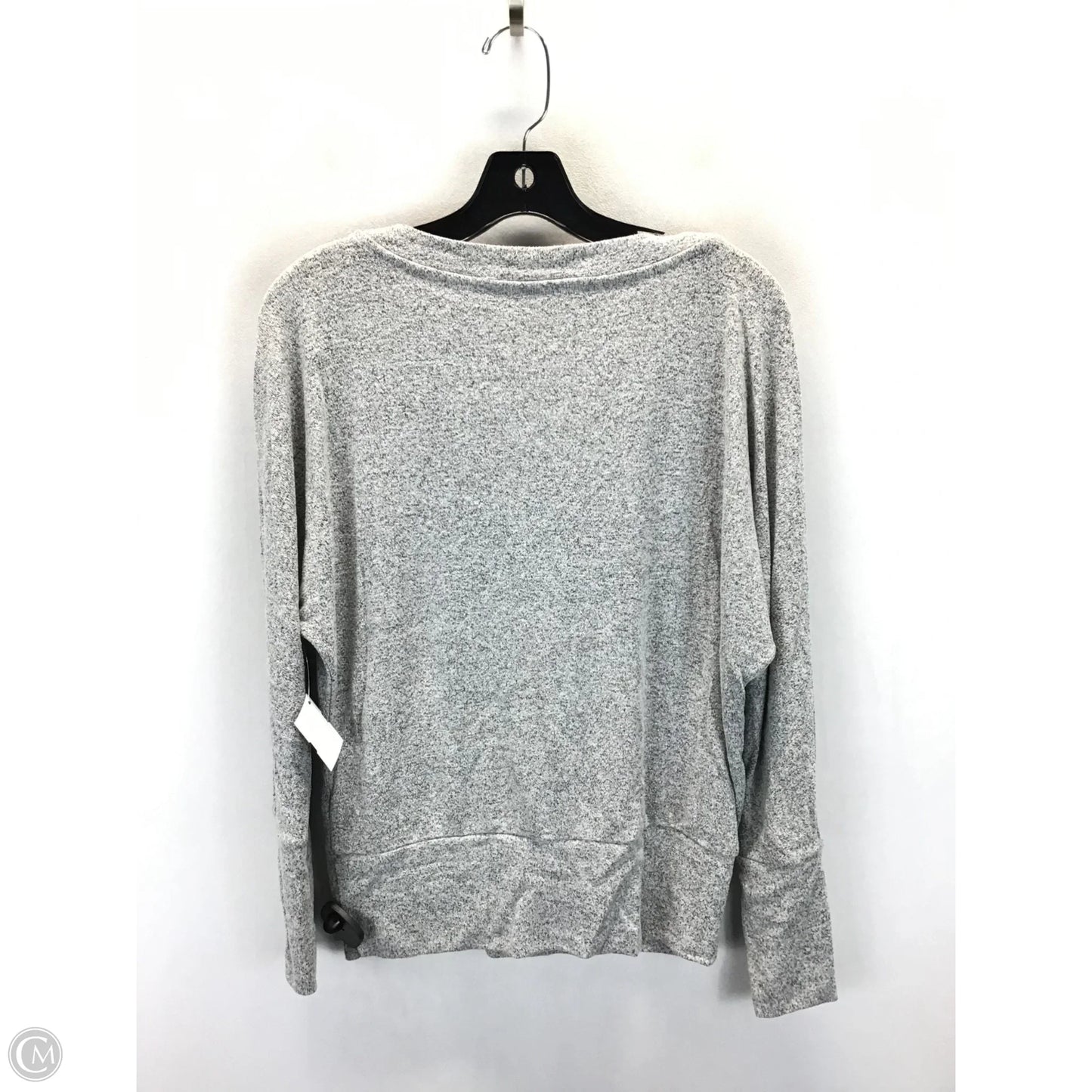 Top Long Sleeve Basic By White House Black Market In Grey, Size: S