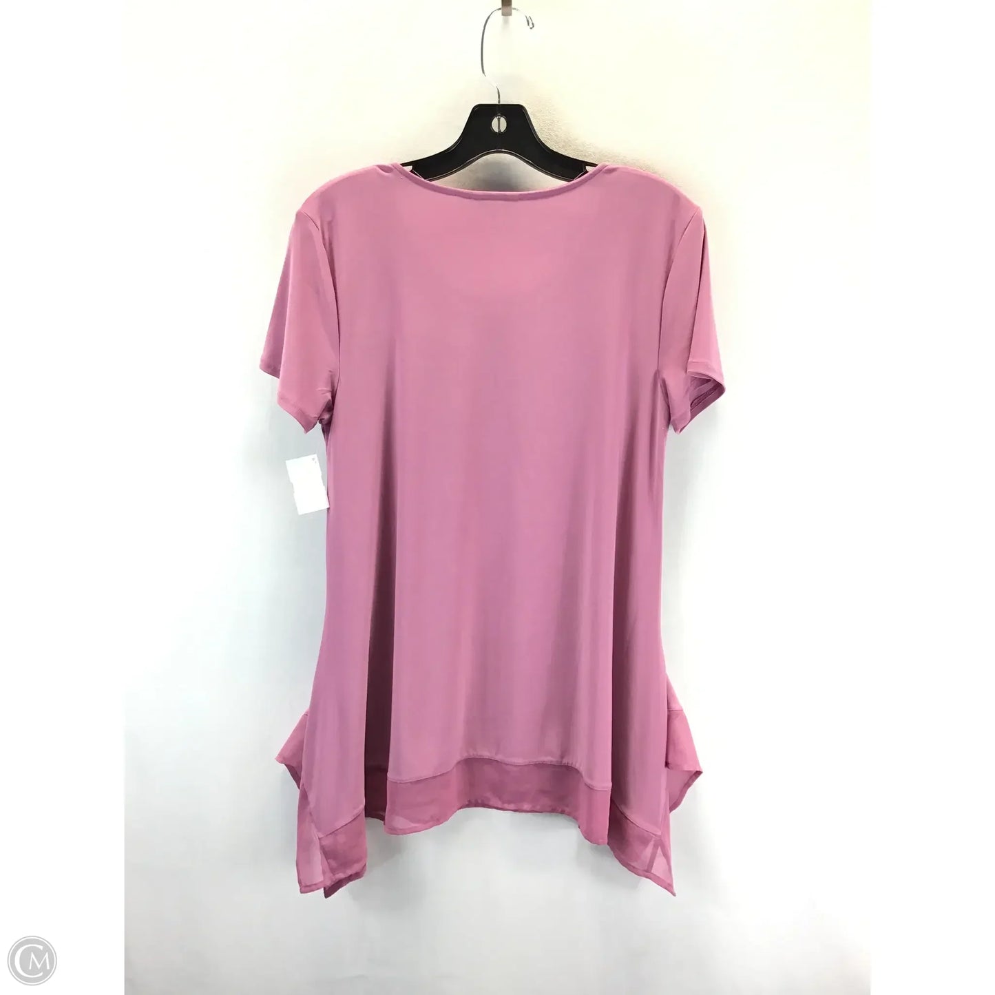 Top Short Sleeve Basic By Clothes Mentor In Pink, Size: S