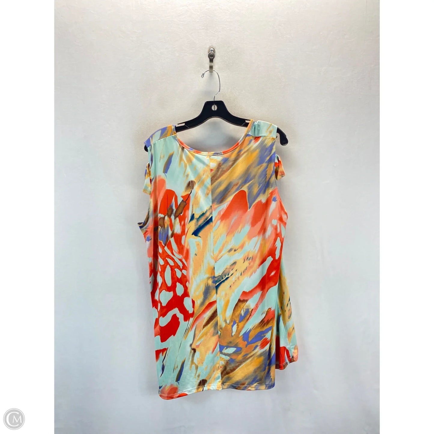 Top Sleeveless By Clothes Mentor In Multi-colored, Size: 2x