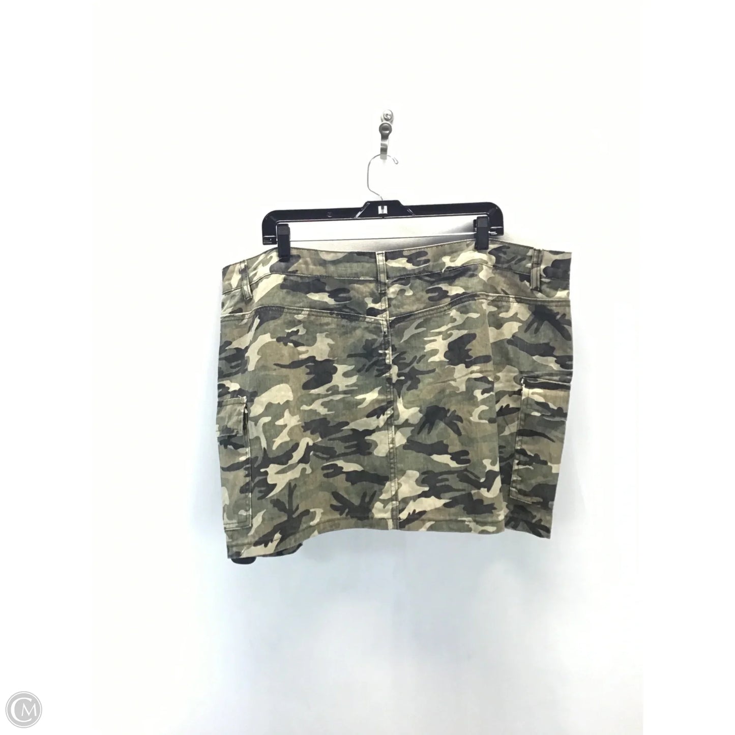 Skirt Midi By Shein In Camouflage Print, Size: 3x