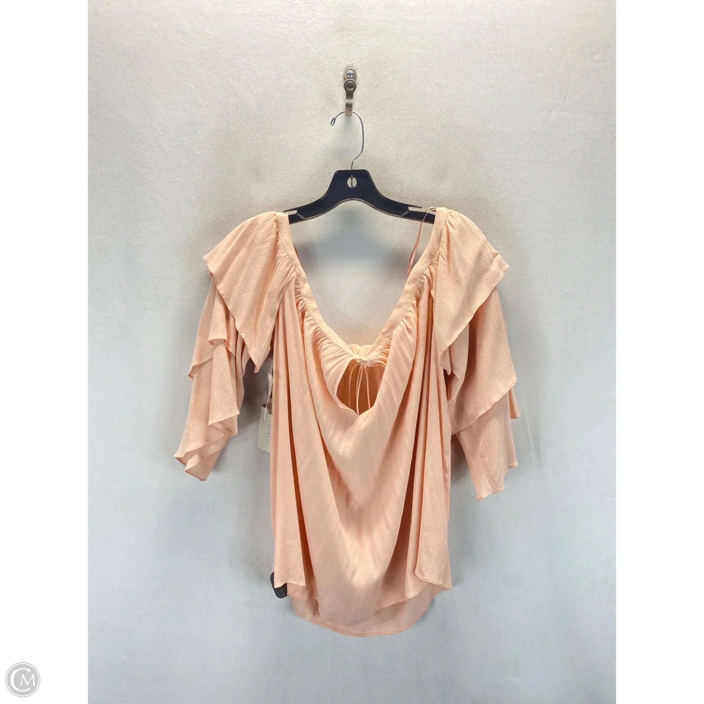 Blouse 3/4 Sleeve By 1.state In Peach, Size: M