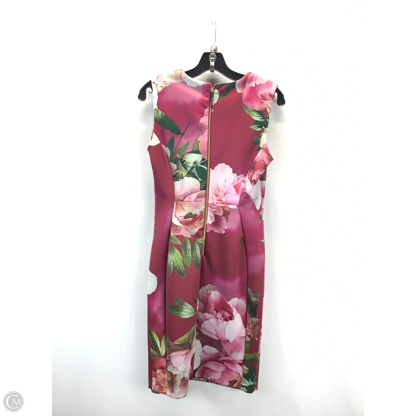 Dress Casual Midi By Calvin Klein In Floral Print, Size: S