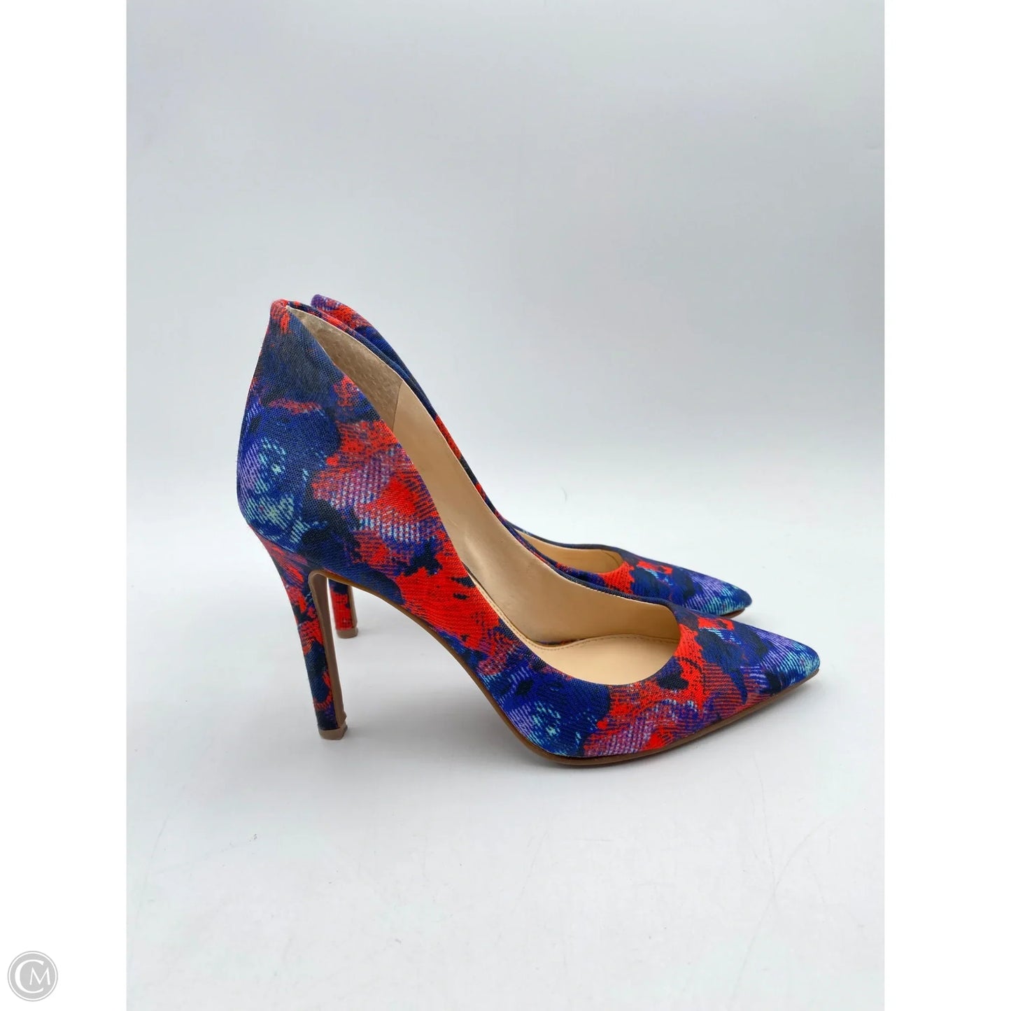 Sandals Heels Stiletto By Jessica Simpson In Multi-colored, Size: 6.5
