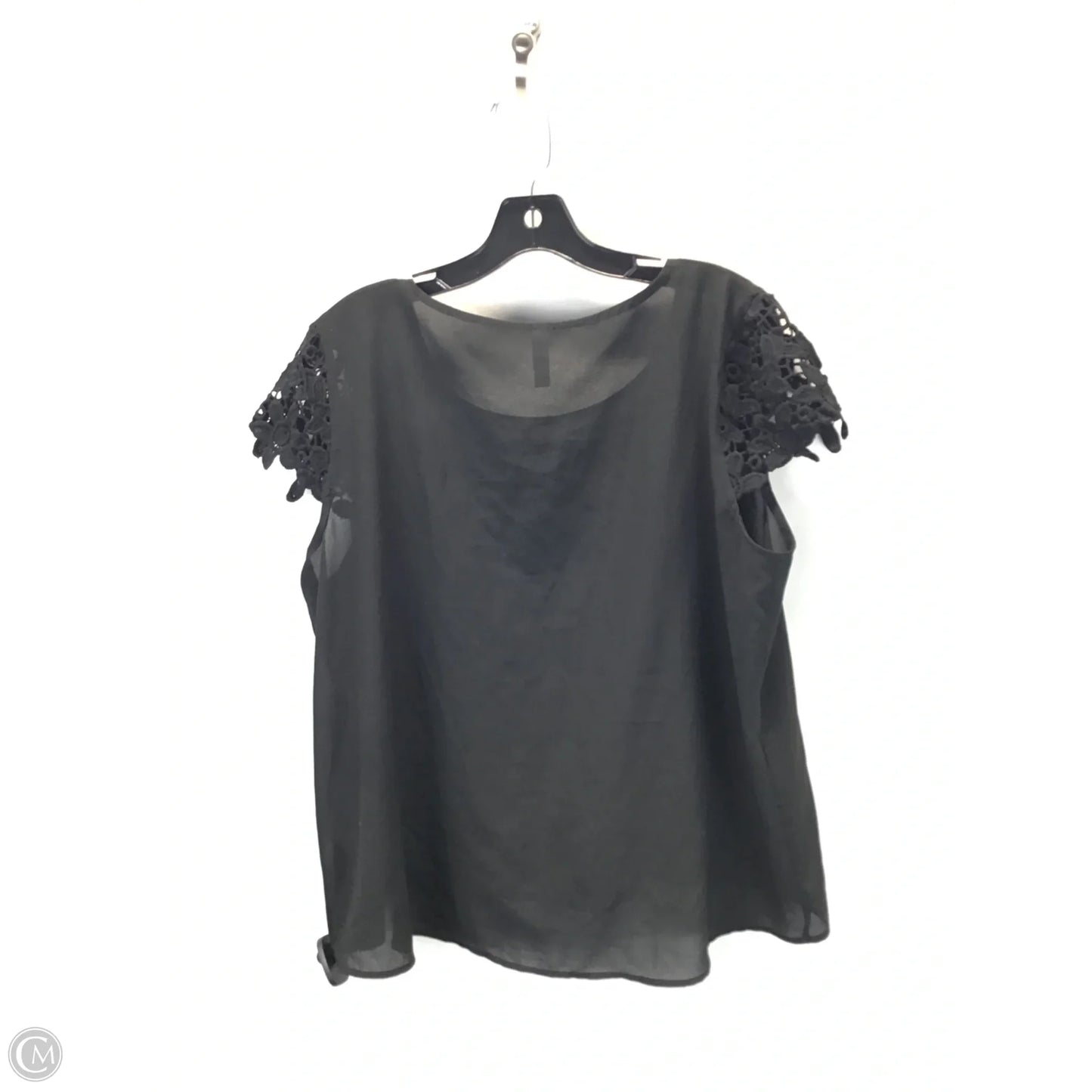 Top Sleeveless Basic By Xhilaration In Black, Size: 2x