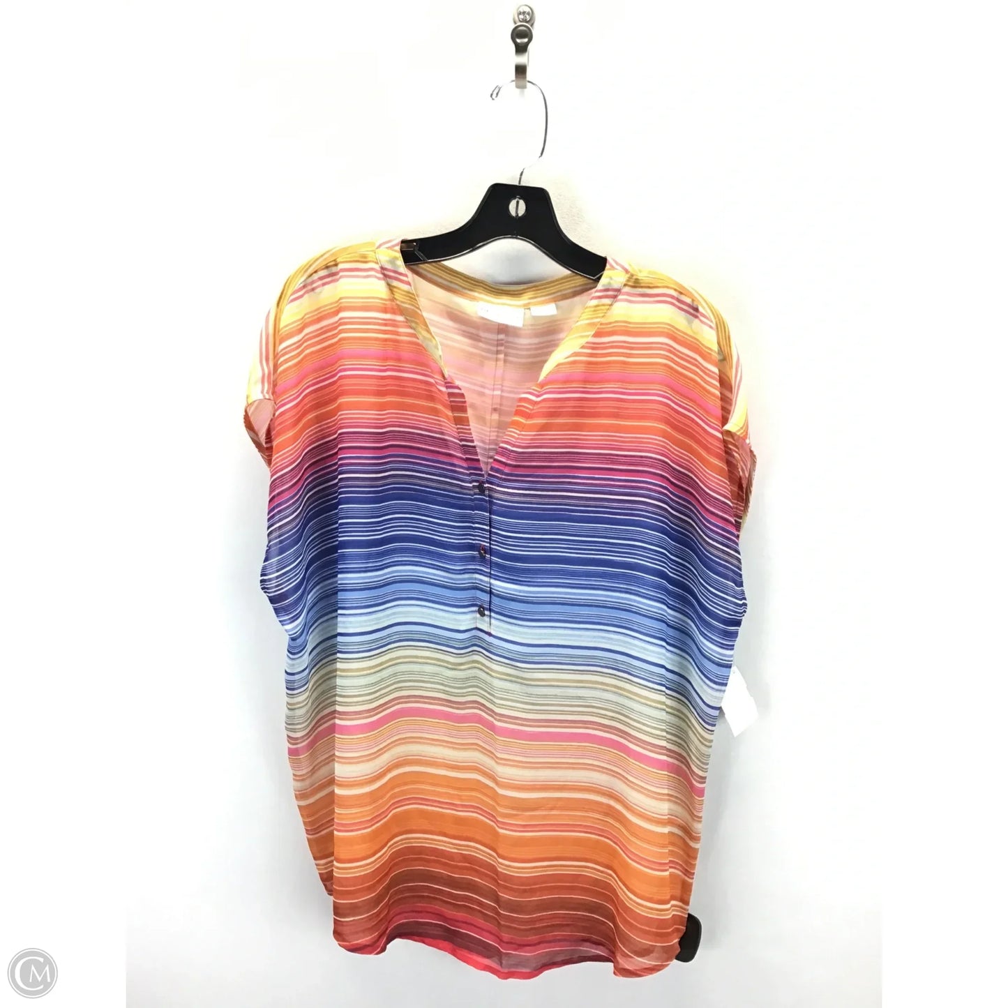 Top Sleeveless By Liz Claiborne In Multi, Size: M