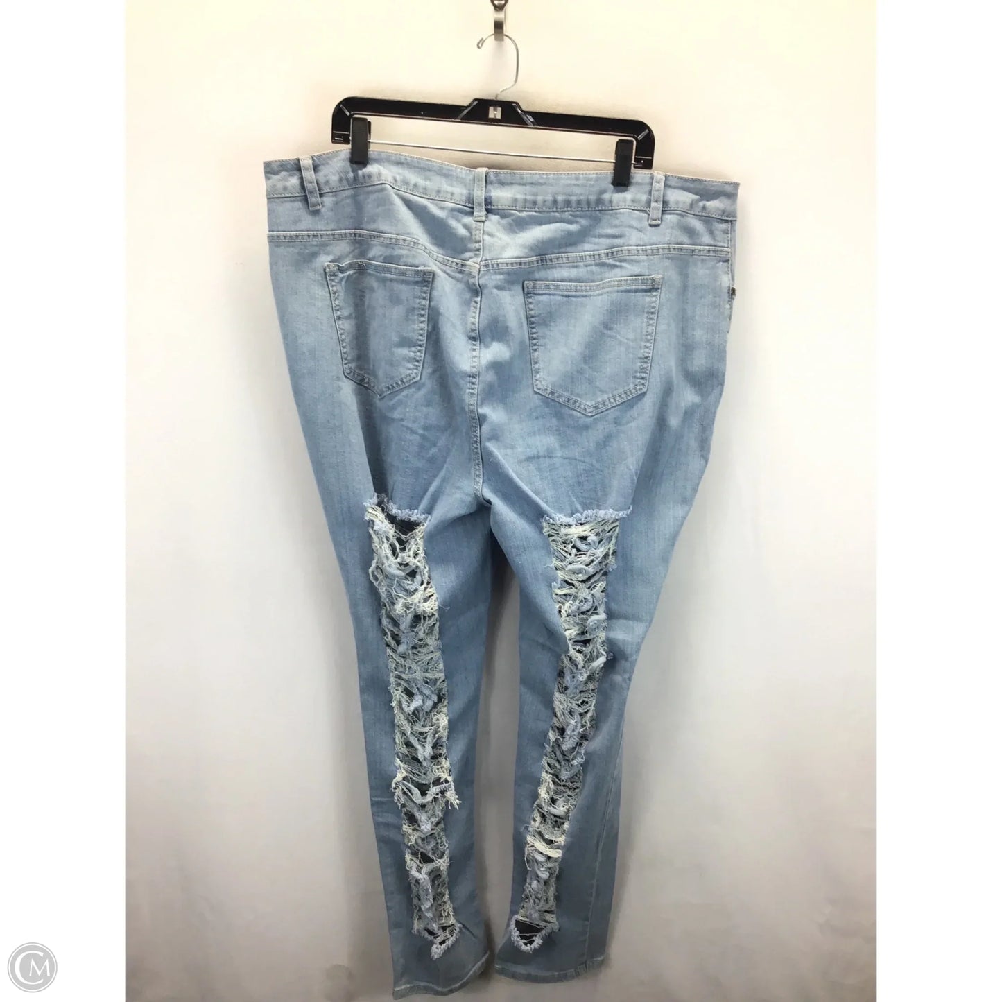 Jeans Skinny By Ashley Stewart In Blue Denim, Size: 22