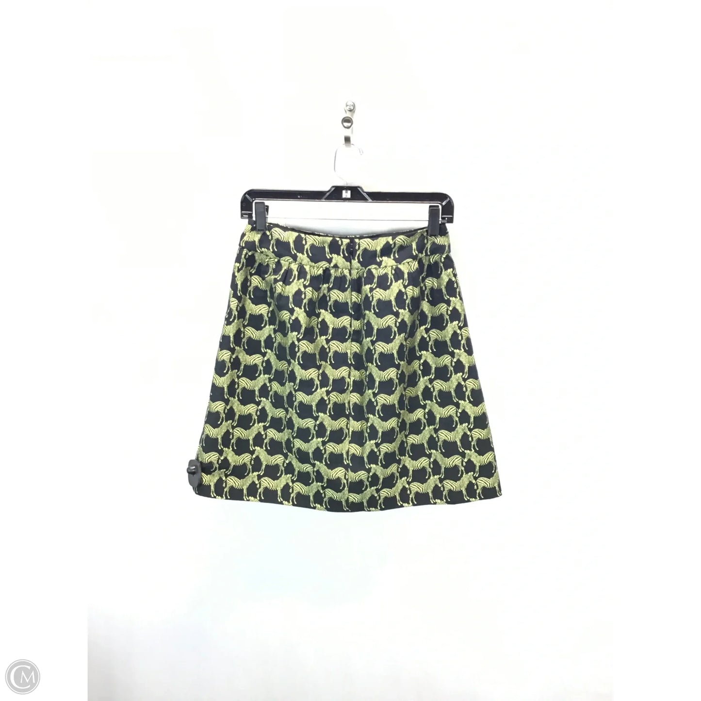 Skirt Midi By Crown And Ivy In Black & Gold, Size: 2