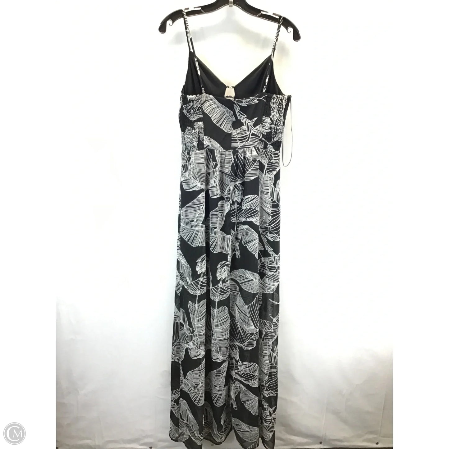 Dress Casual Midi By Express In Black & White, Size: M